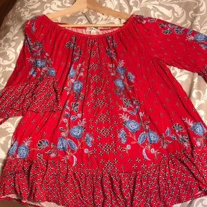 NWOT BEAUTIFUL BOHO style blouse